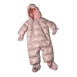 Ralph Lauren Baby Girls' Down Water Repellent Bunting Pram Snowsuit Size 9M